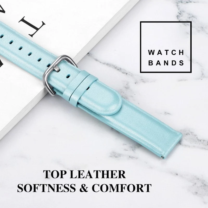 Sehr schön Samsung Galaxy Watch (46mm) Echtes Leder armband