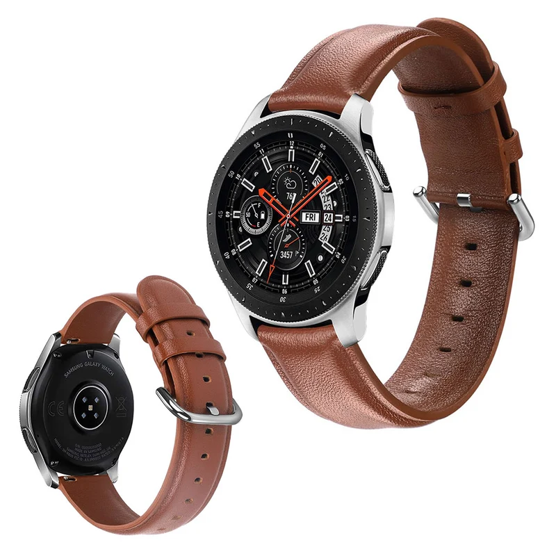Sehr schön Samsung Galaxy Watch (46mm) Echtes Leder armband