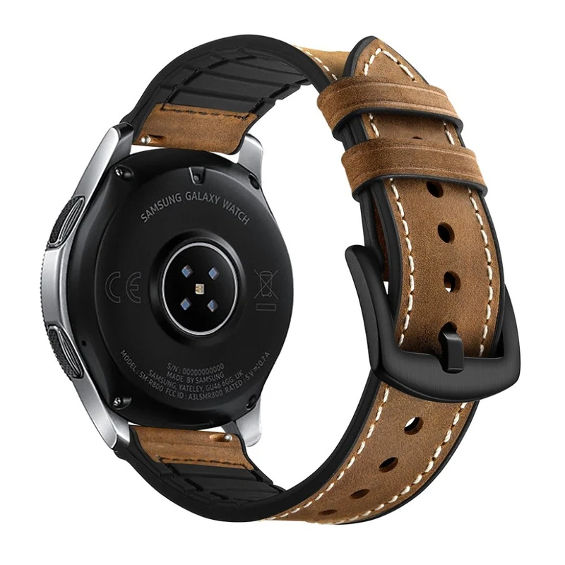 Mega schön Samsung Galaxy Watch (46mm) Echtes Leder armband