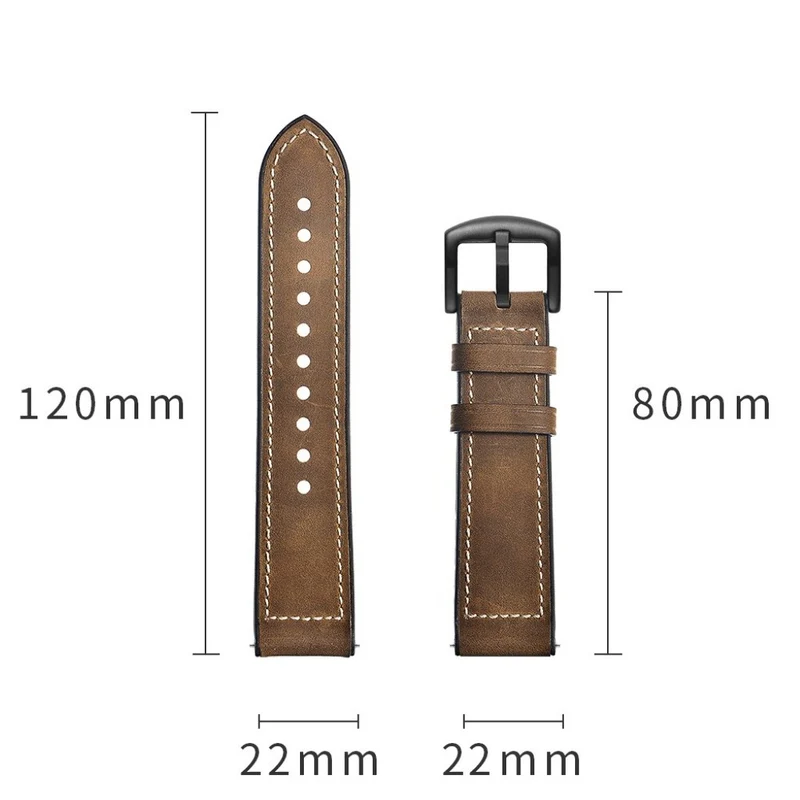 Mega schön Samsung Galaxy Watch (46mm) Echtes Leder armband