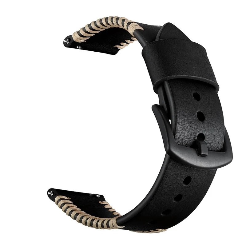 Haltbar Samsung Galaxy Watch (46mm) Echtes Leder armband
