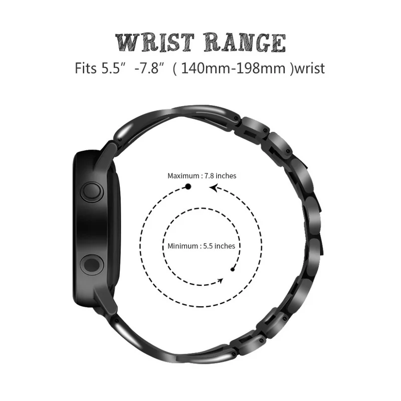 Süß Samsung Galaxy Watch (46mm) Metall und Strass armband