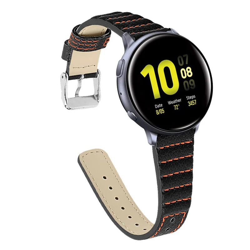 Modisch Samsung Galaxy Watch (46mm) Echtes Leder armband