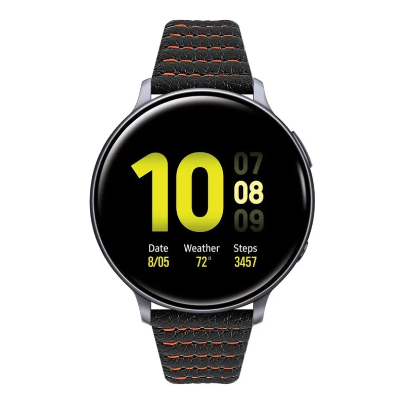 Modisch Samsung Galaxy Watch (46mm) Echtes Leder armband