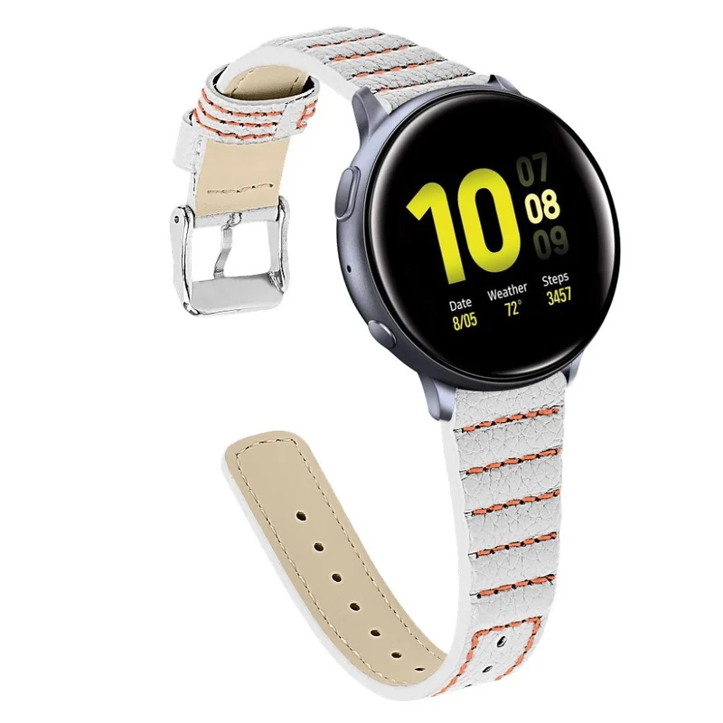 Modisch Samsung Galaxy Watch (46mm) Echtes Leder armband