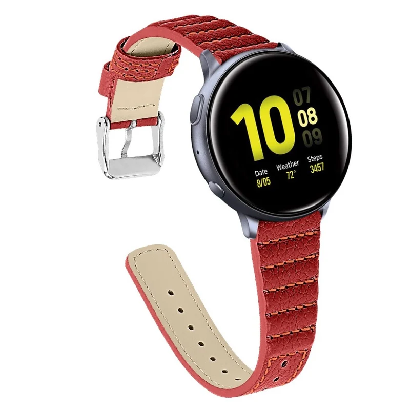 Modisch Samsung Galaxy Watch (46mm) Echtes Leder armband
