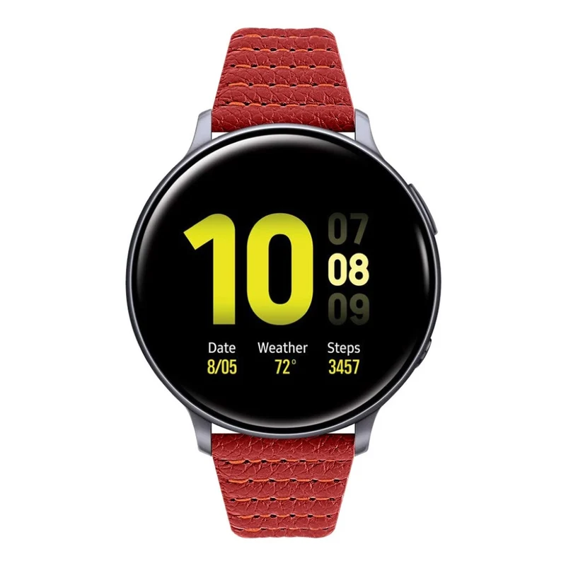 Modisch Samsung Galaxy Watch (46mm) Echtes Leder armband