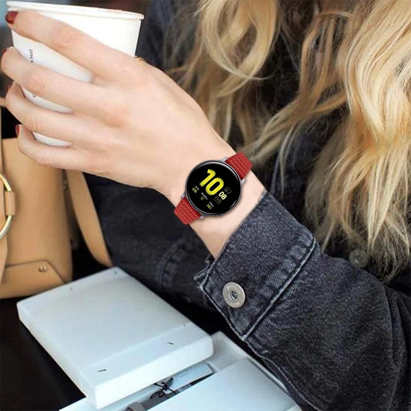Modisch Samsung Galaxy Watch (46mm) Echtes Leder armband