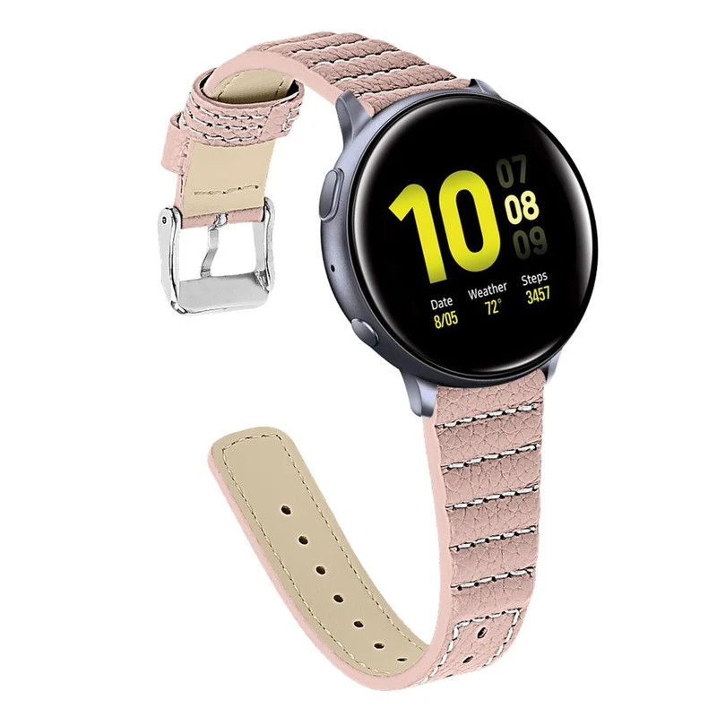 Modisch Samsung Galaxy Watch (46mm) Echtes Leder armband