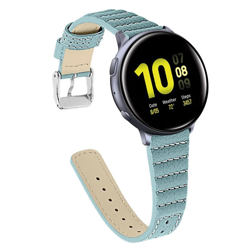 Modisch Samsung Galaxy Watch (46mm) Echtes Leder armband