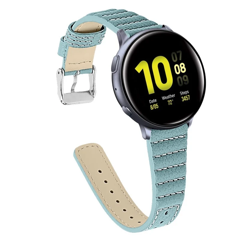 Modisch Samsung Galaxy Watch (46mm) Echtes Leder armband