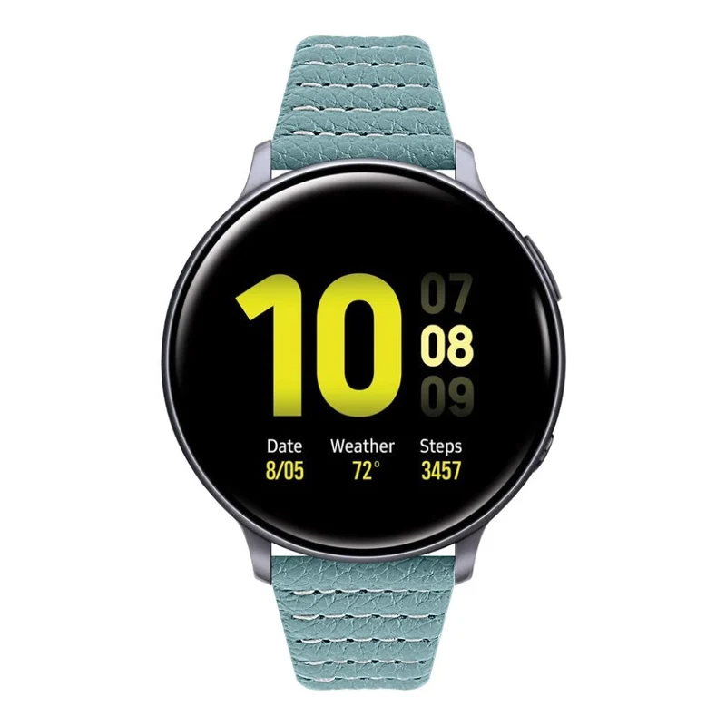 Modisch Samsung Galaxy Watch (46mm) Echtes Leder armband