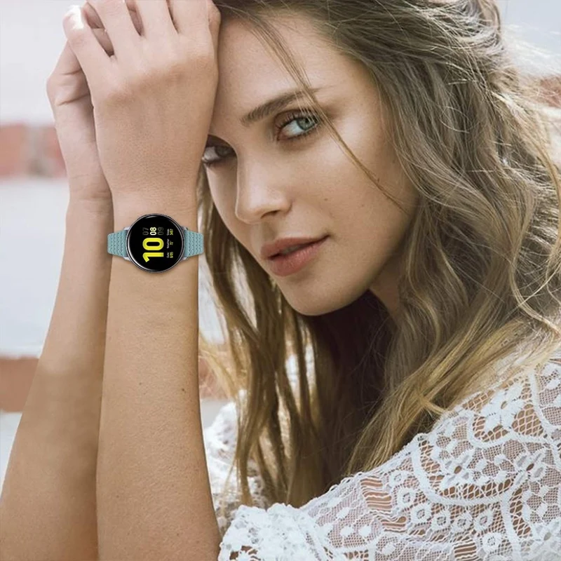 Modisch Samsung Galaxy Watch (46mm) Echtes Leder armband