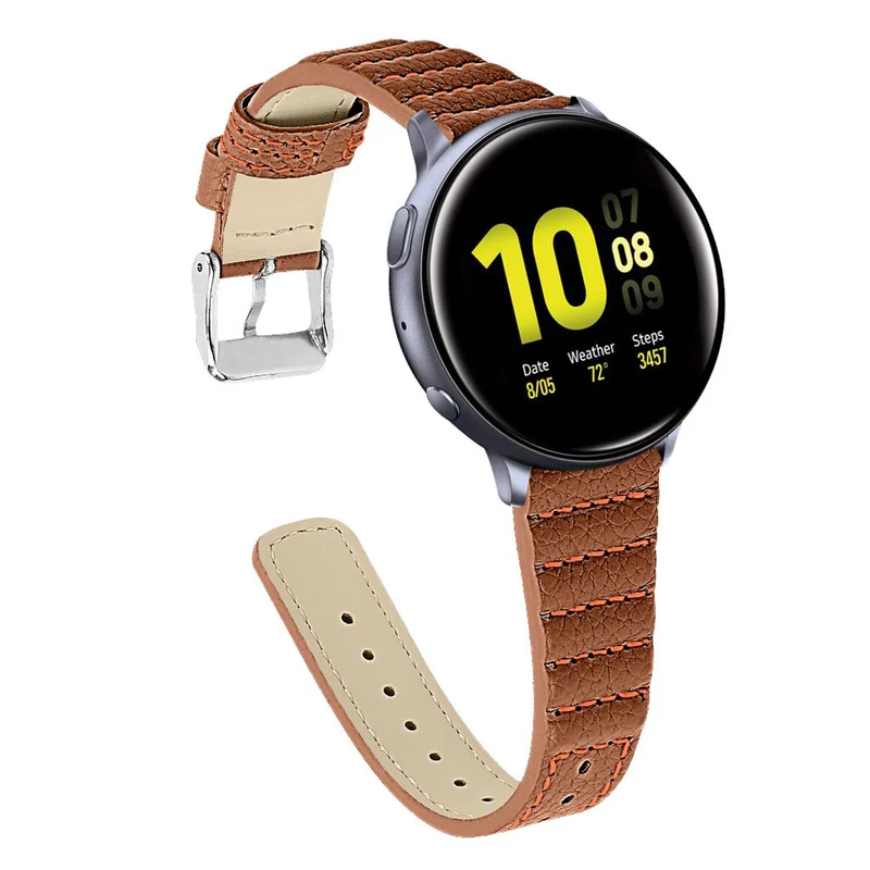 Modisch Samsung Galaxy Watch (46mm) Echtes Leder armband