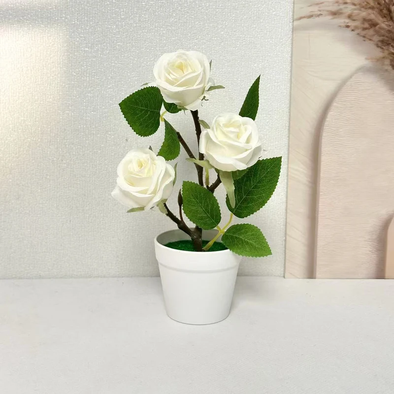 Faux Rosenblumenarrangement für Wohnkultur