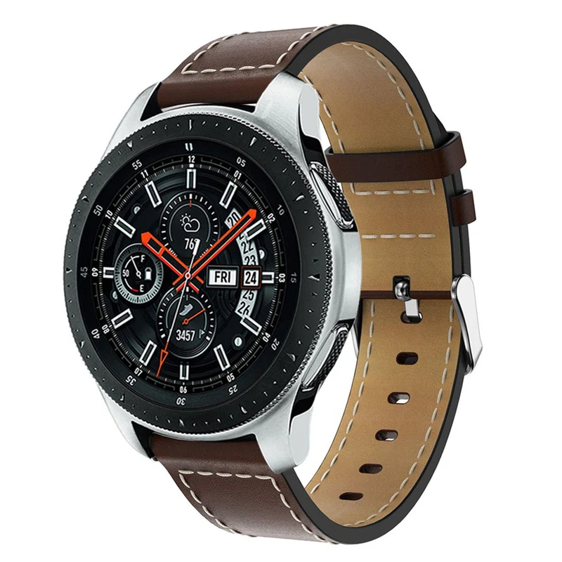 Stilvoll Samsung Galaxy Watch (46mm) Echtes Leder armband