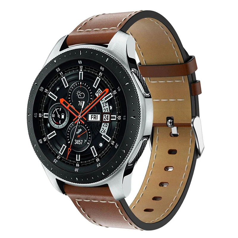 Stilvoll Samsung Galaxy Watch (46mm) Echtes Leder armband