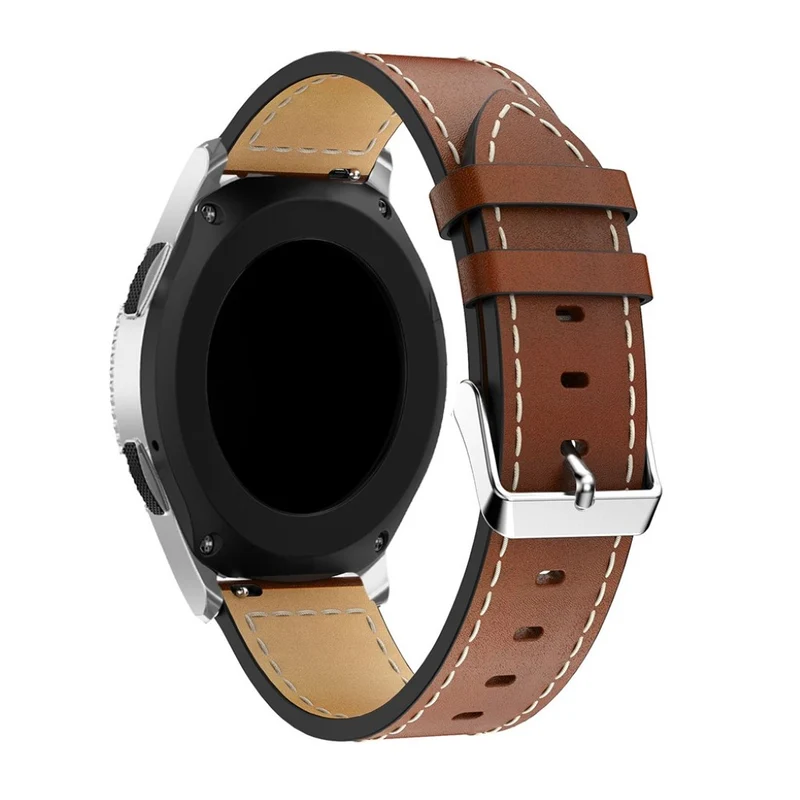 Stilvoll Samsung Galaxy Watch (46mm) Echtes Leder armband
