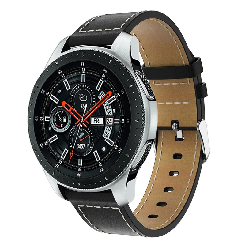 Stilvoll Samsung Galaxy Watch (46mm) Echtes Leder armband