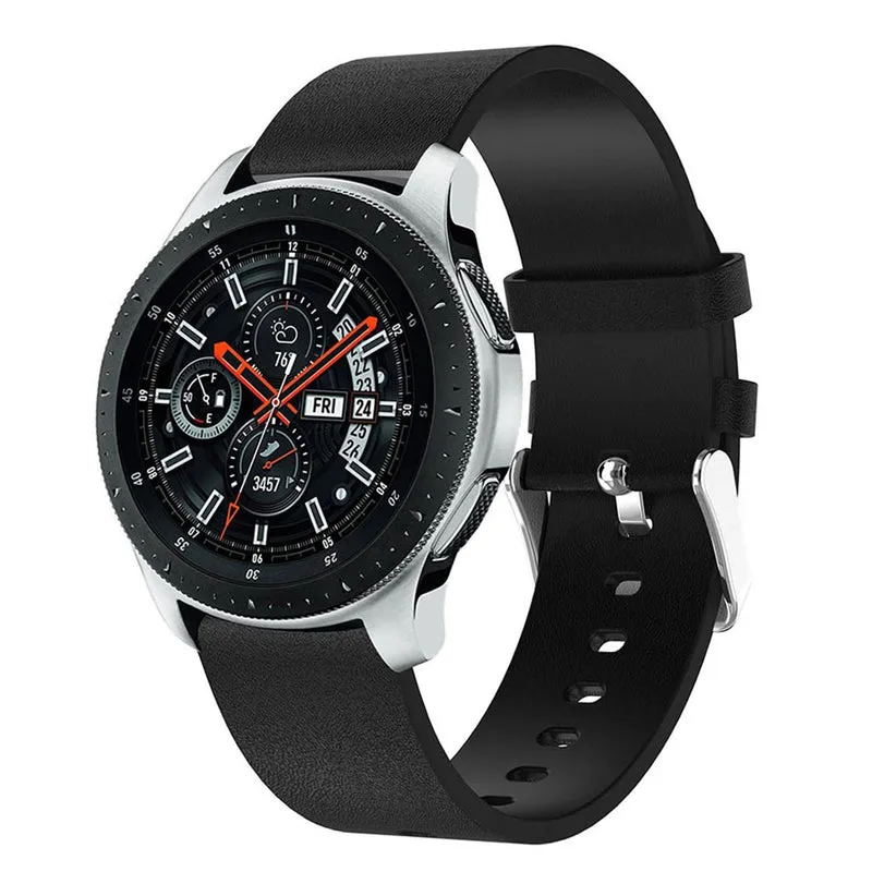 Stilvoll Samsung Galaxy Watch (46mm) Echtes Leder armband