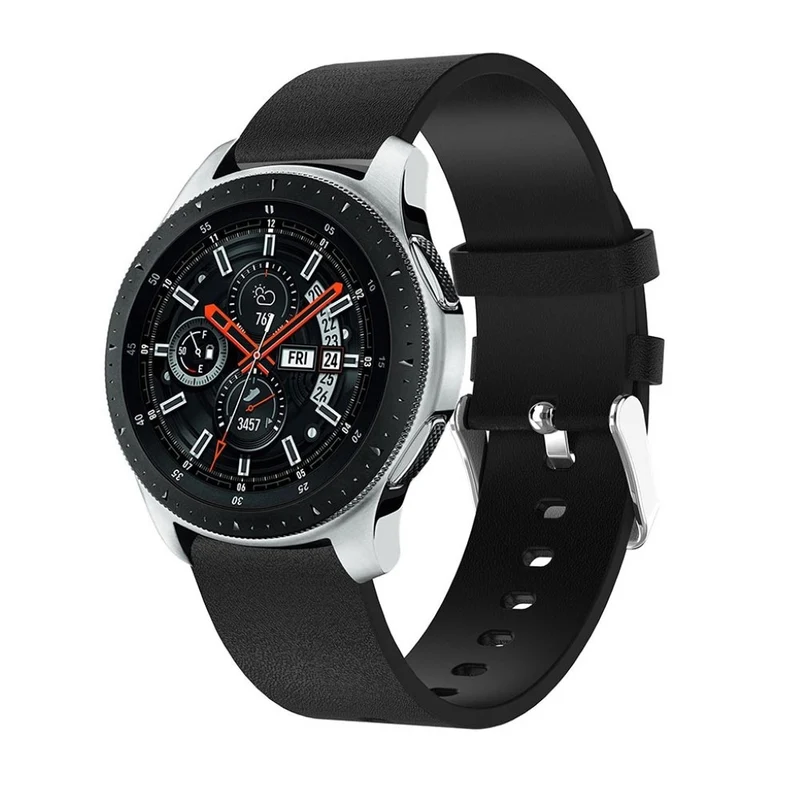 Stilvoll Samsung Galaxy Watch (46mm) Echtes Leder armband