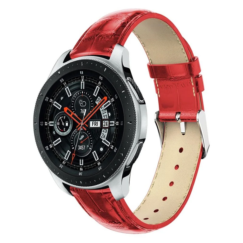 Megastark Samsung Galaxy Watch (46mm) Echtes Leder armband