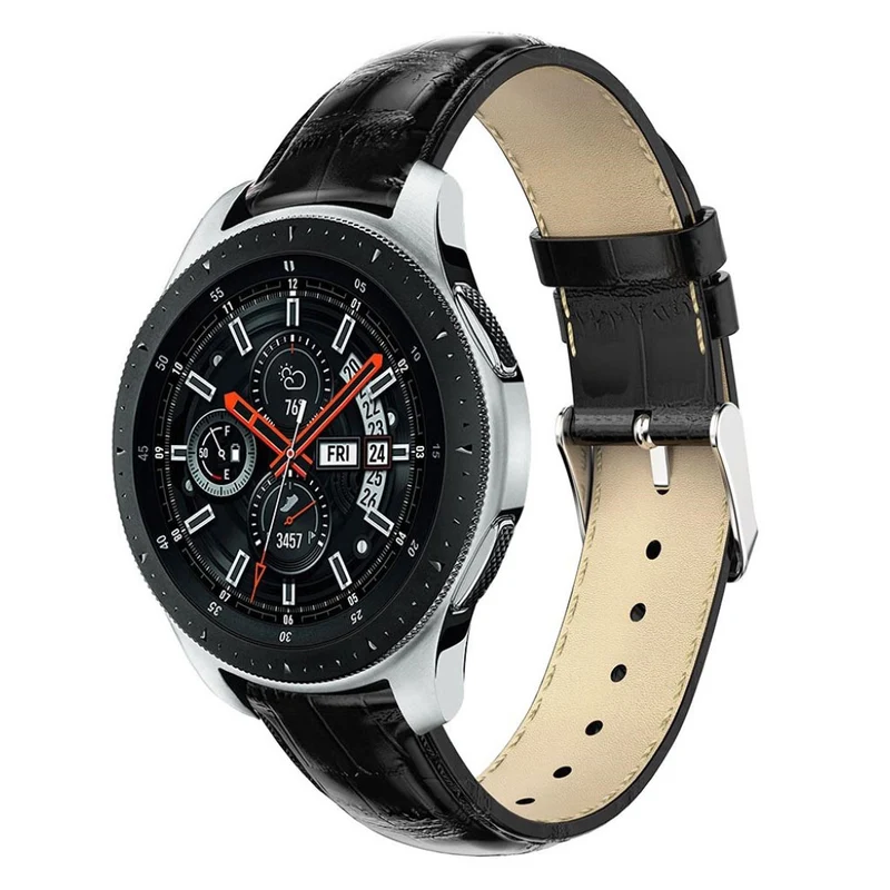 Megastark Samsung Galaxy Watch (46mm) Echtes Leder armband