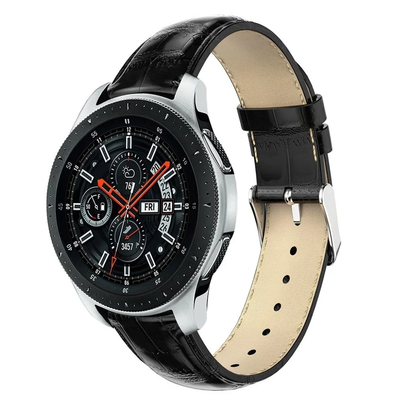 Megastark Samsung Galaxy Watch (46mm) Echtes Leder armband
