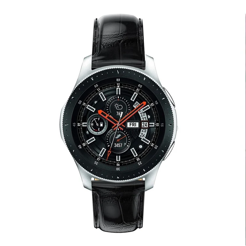Megastark Samsung Galaxy Watch (46mm) Echtes Leder armband