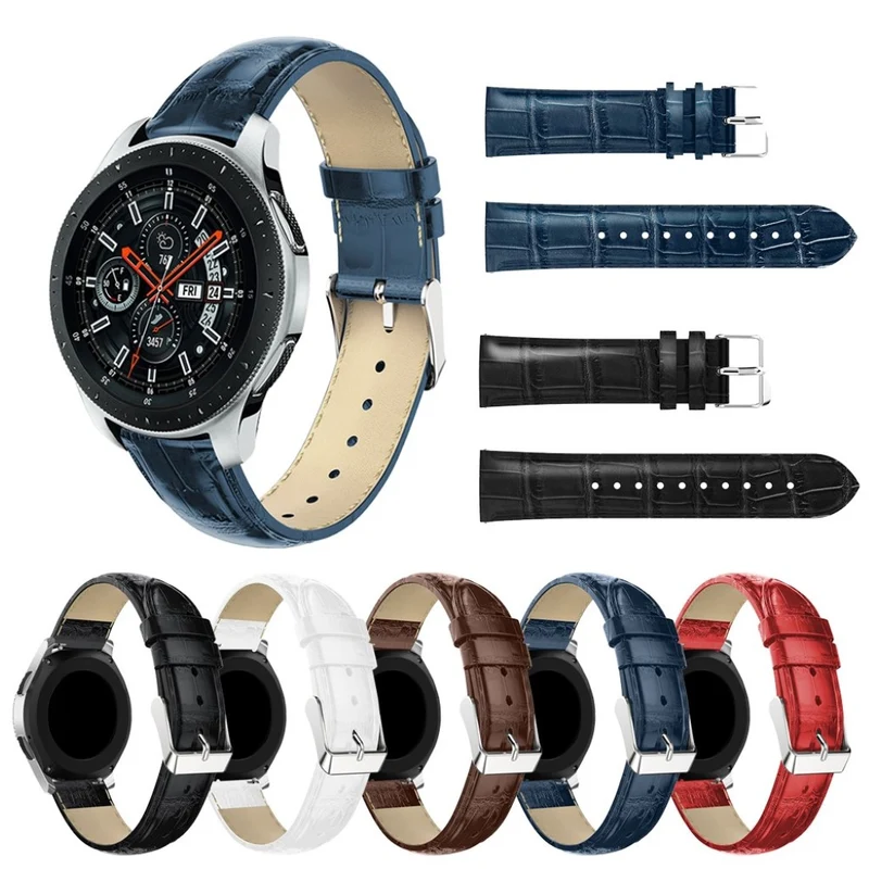 Megastark Samsung Galaxy Watch (46mm) Echtes Leder armband