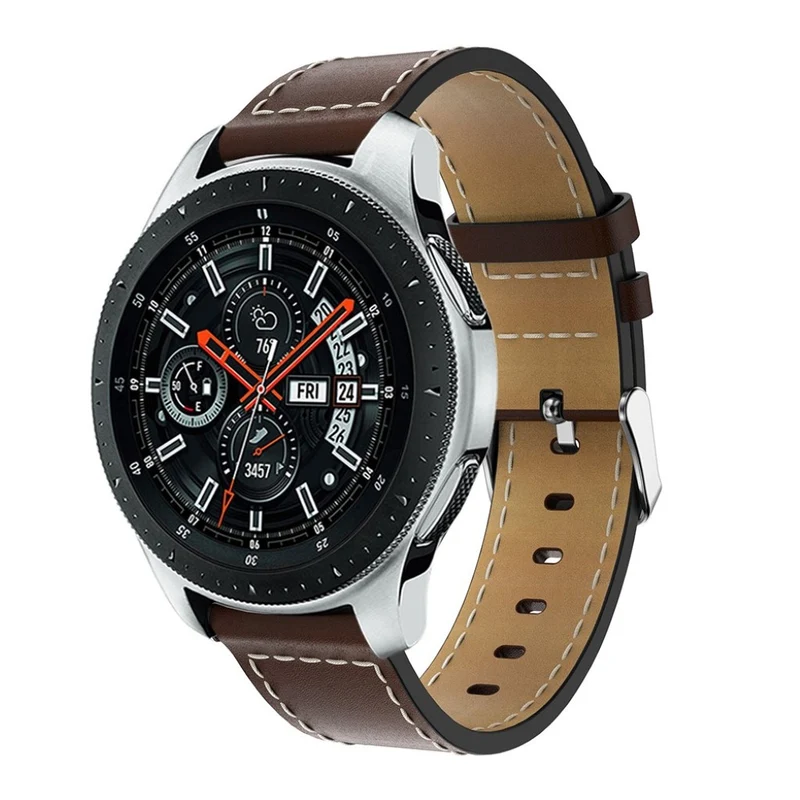 Zeitlos Universell Echtes Leder und Silikon / TPU armband