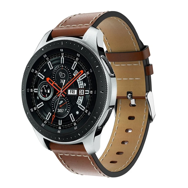 Zeitlos Universell Echtes Leder und Silikon / TPU armband