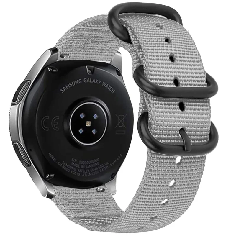 Garmin Vivoactive 5 Nylonarmband mit Schnalle (grau)