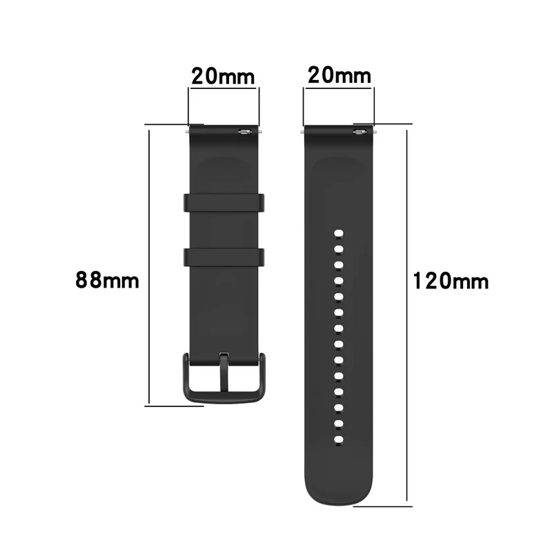 Bemerkenswert robust Amazfit GTS 3 Silikon / TPU armband