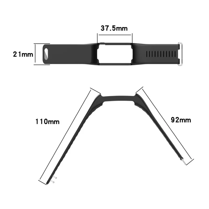 Mega elegant Polar A370 / Polar A360 Silikon / TPU armband