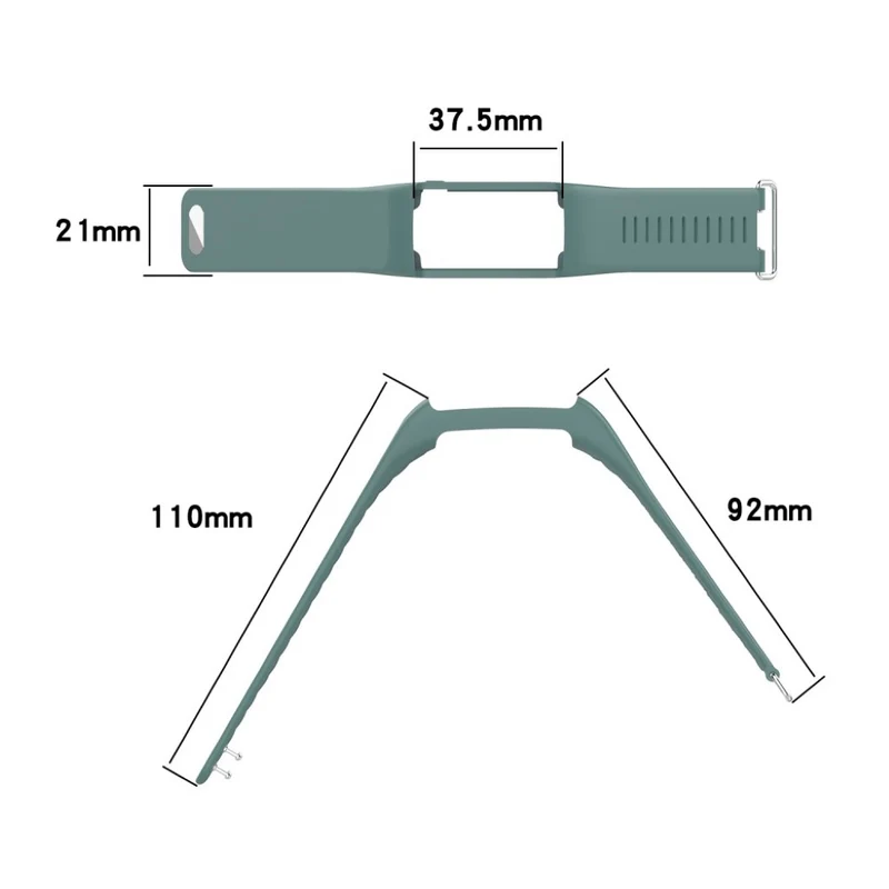 Mega elegant Polar A370 / Polar A360 Silikon / TPU armband