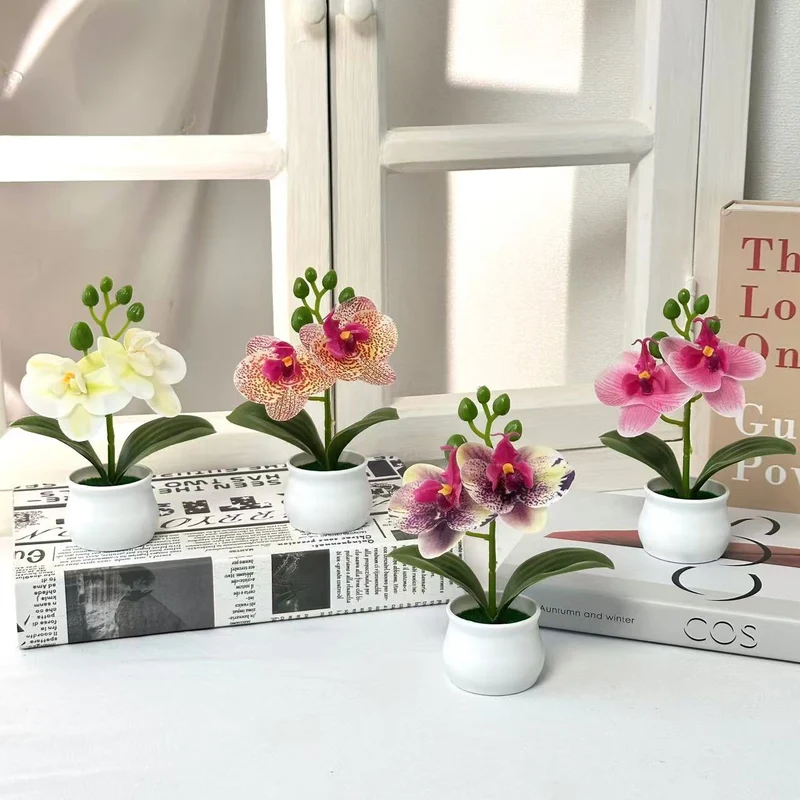 Elegante künstliche Orchideen Dekoration