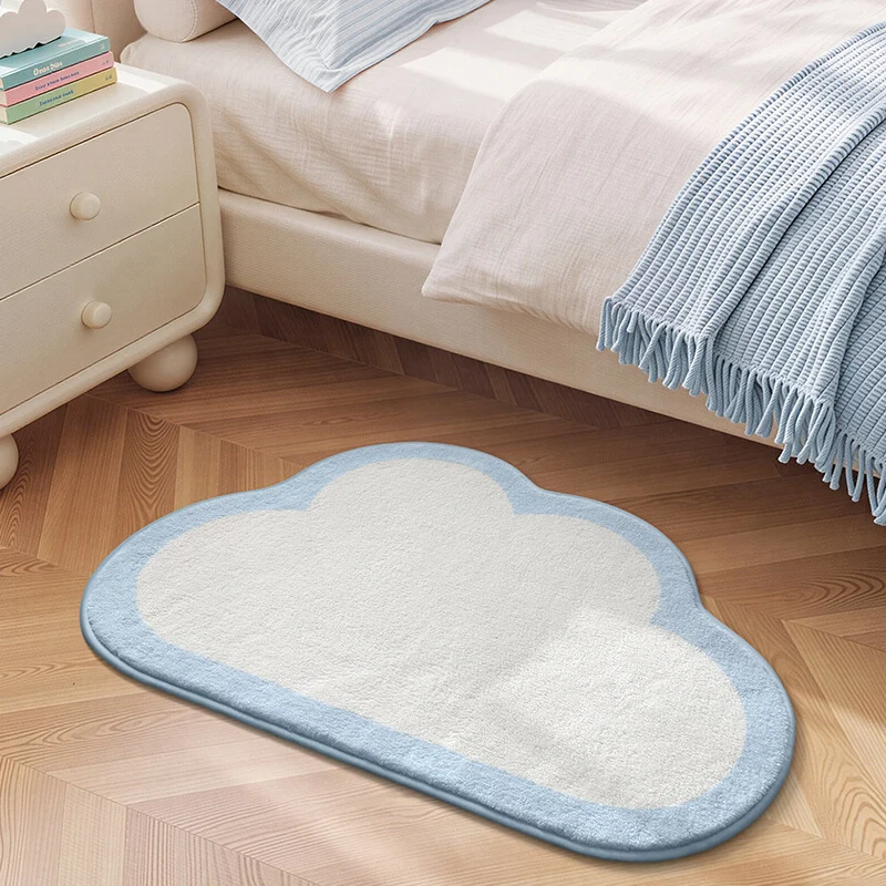 Wolkenförmiger weicher Teppich