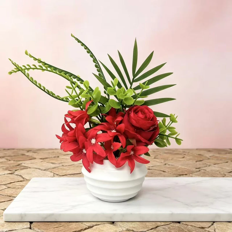 Künstliche Blumenanordnung