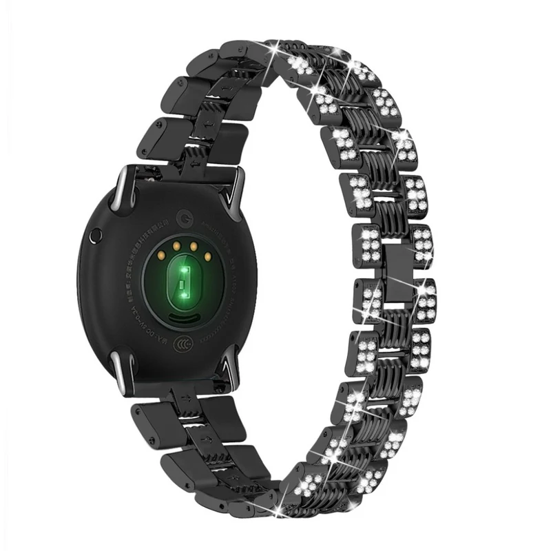 Supersauber Amazfit Youth Metall und Strass armband