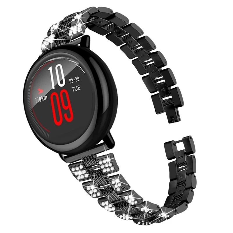 Supersauber Amazfit Youth Metall und Strass armband