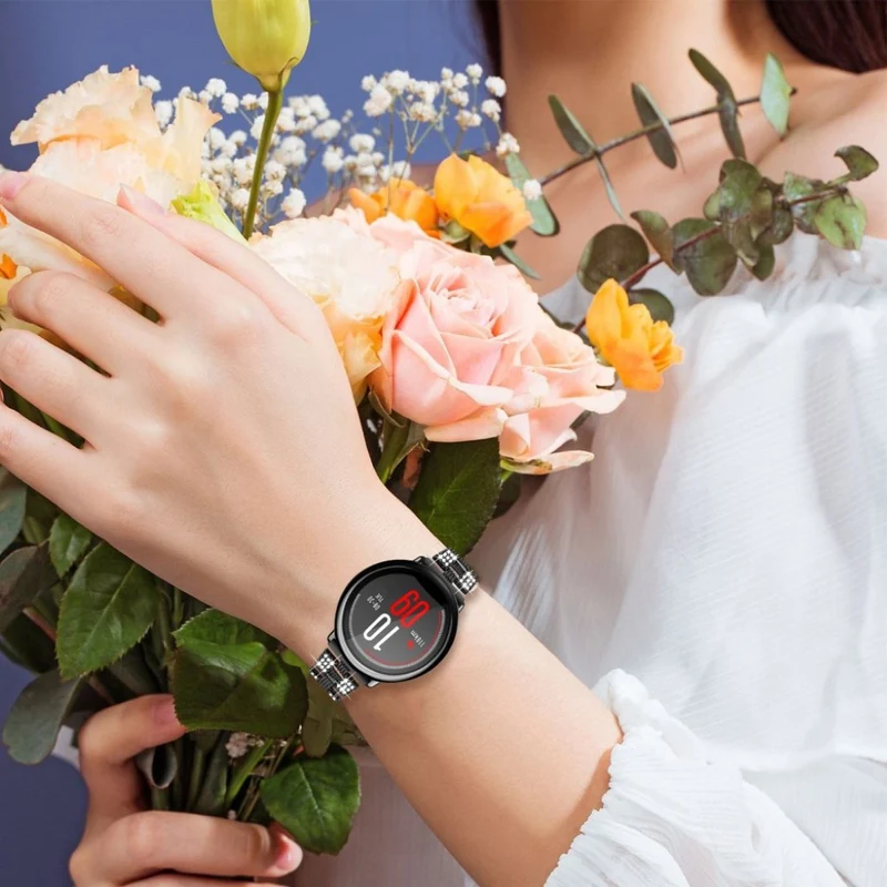 Supersauber Amazfit Youth Metall und Strass armband