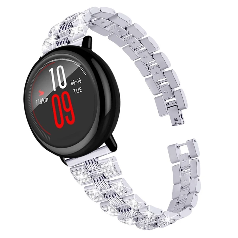 Supersauber Amazfit Youth Metall und Strass armband