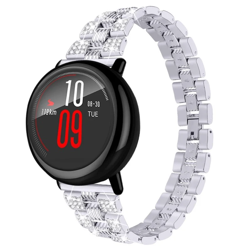 Supersauber Amazfit Youth Metall und Strass armband