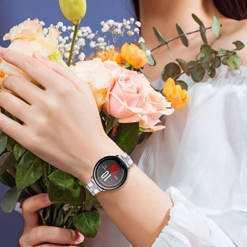 Supersauber Amazfit Youth Metall und Strass armband