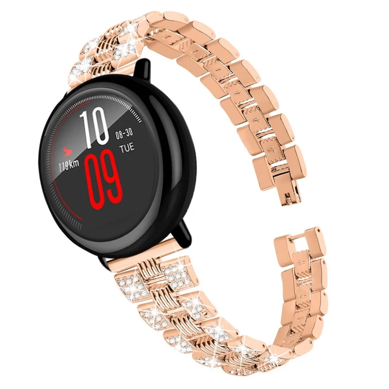 Supersauber Amazfit Youth Metall und Strass armband