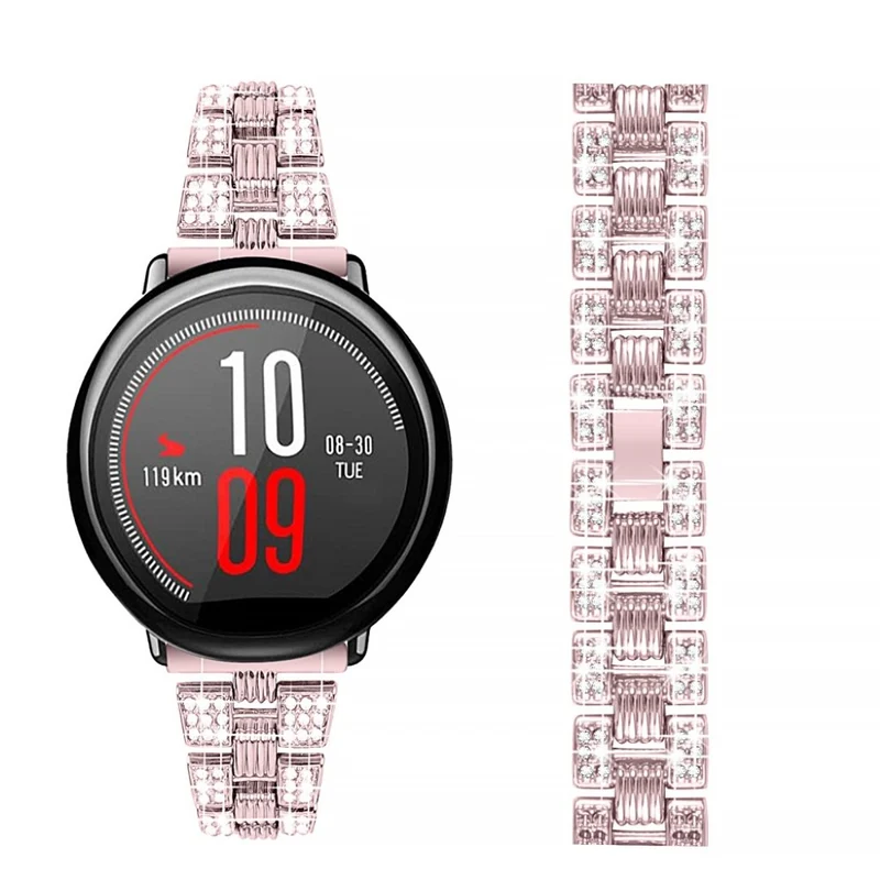 Supersauber Amazfit Youth Metall und Strass armband