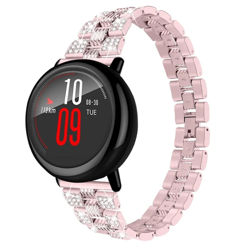 Supersauber Amazfit Youth Metall und Strass armband
