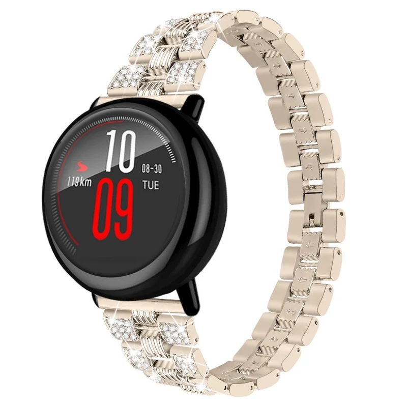Supersauber Amazfit Youth Metall und Strass armband