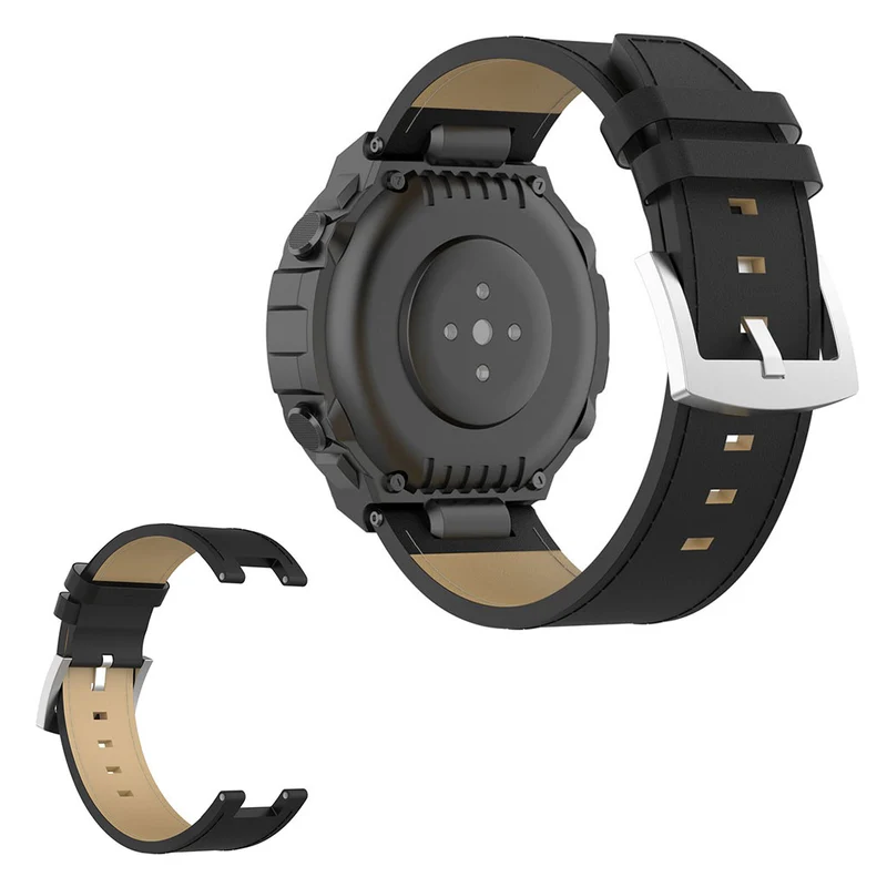 Mega modisch Amazfit T-Rex Echtes Leder armband